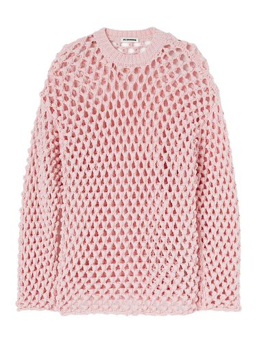 CREW NECK CROCHET SWEATER - Man - Jil Sander - Modalova