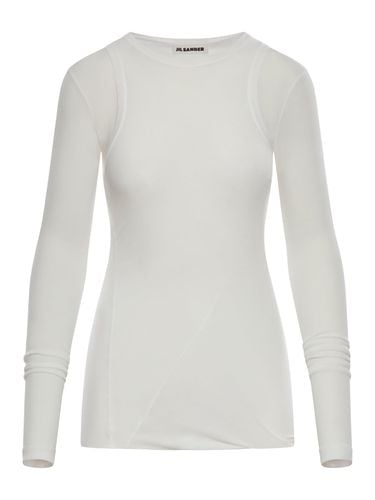 MULTILAYER COTTON T-SHIRT - Woman - Jil Sander - Modalova