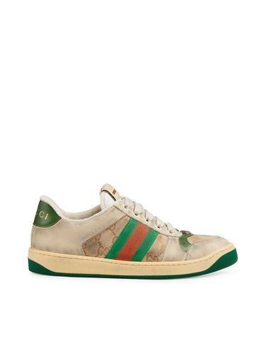 Screener sneaker in leather - Woman - Gucci - Modalova