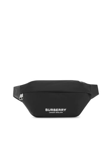 Sonny belt bag in nylon with logo print - - Man - Burberry - Modalova