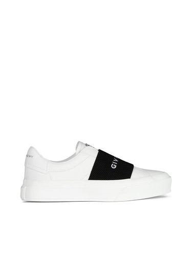 SNEAKERS IN LEATHER WITH WEBBING - - Woman - Givenchy - Modalova