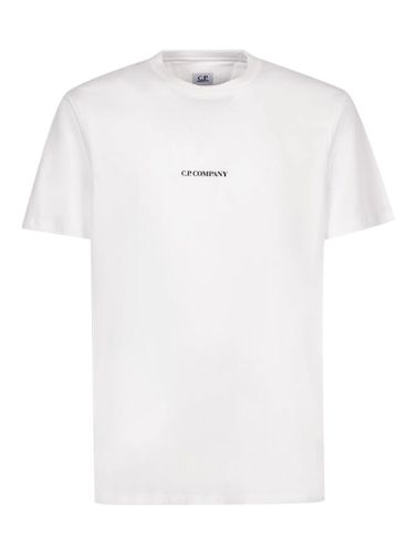 Jersey Compact Logo T-shirt - - Man - Cp Company - Modalova