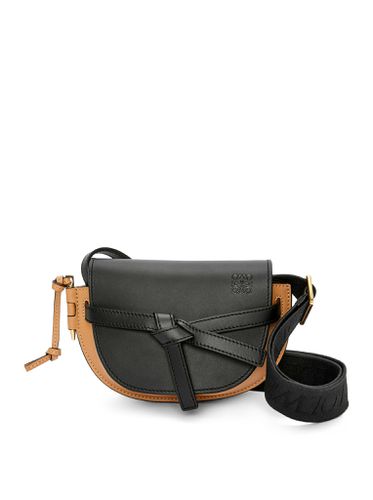 Mini Gate Dual bag in soft calfskin and jacquard - - Woman - Loewe - Modalova
