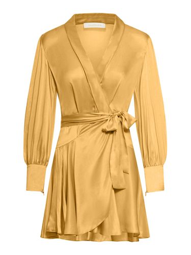 Silk Wrap Mini Dress - Woman - Zimmermann - Modalova