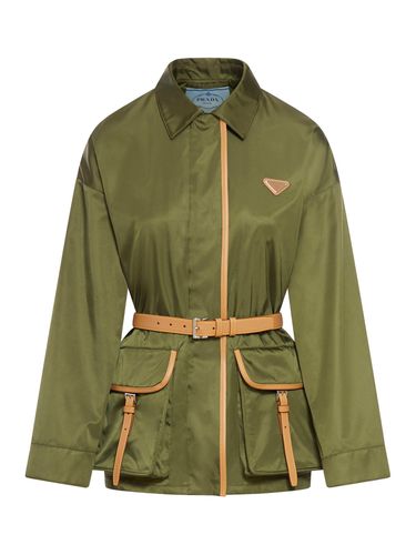 Re-Nylon belted jacket - - Woman - Prada - Modalova