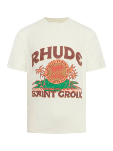 T-shirt in cotone - Rhude - Man - Rhude - Modalova
