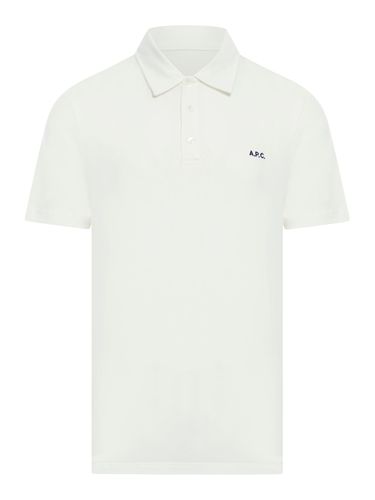 Logo-embroidered cotton polo shirt - - Man - Apc - Modalova