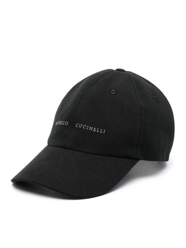 Logo-embroidered cotton baseball cap - - Man - Brunello Cucinelli - Modalova