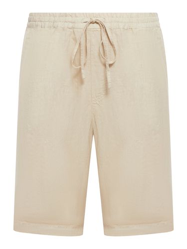 Linen Bermuda shorts - - Man - 120% Lino - Modalova