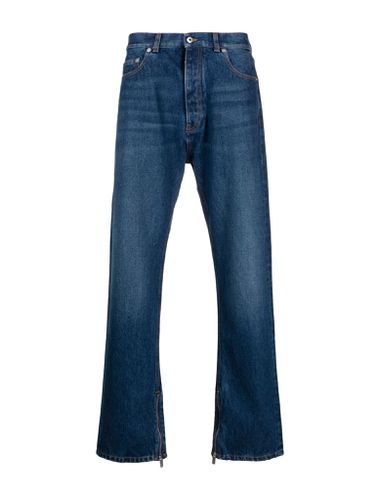 High-waisted straight jeans - - Man - Off-white - Modalova