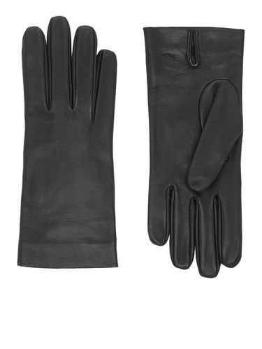 Short lambskin and silk gloves - - Man - Saint Laurent - Modalova