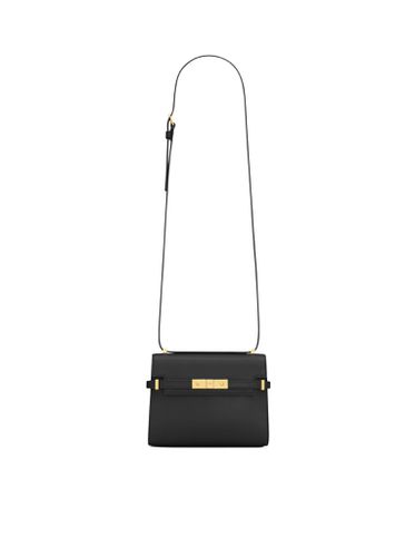 MINI MANHATTAN BOX LEATHER SHOULDER BAG - - Woman - Saint Laurent - Modalova