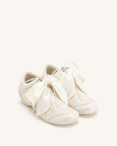 Rosie Bow Tie Low Top Sneakers - White - JW PEI - Modalova