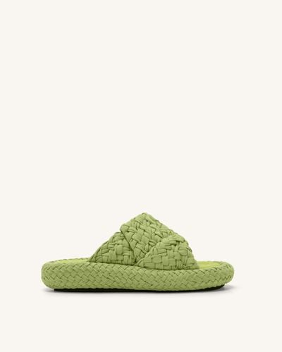 Lilah Woven Platform Sandal - Lime Green - JW PEI - Modalova