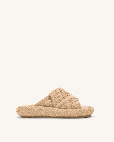 Lilah Woven Platform Sandal - Beige - JW PEI - Modalova