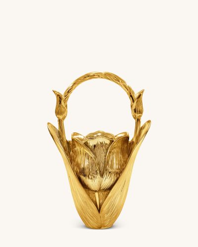 Ella Sac top-handle vase à tulipes - Or - JW PEI - Modalova