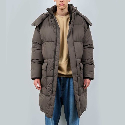 Brandford | Dark Taupe Extra-Padded Men's Puffer Coat - Embassy of Bricks and Logs - Modalova