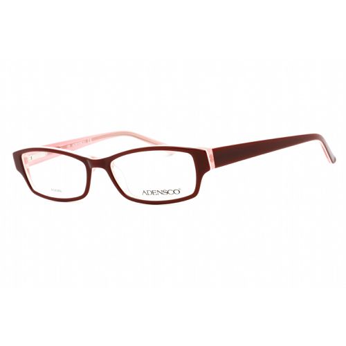 Women's Eyeglasses - Burgundy Pink Rectangular Full Rim / Ad 212 0DS9 00 - Adensco - Modalova