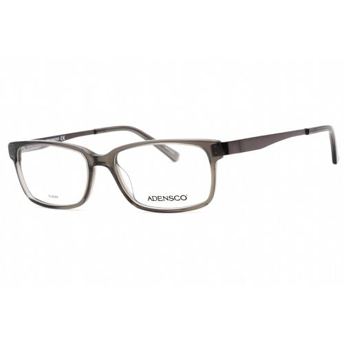 Men's Eyeglasses - Gray Crystal Full Rim Rectangular Frame / AD 126 0CBL 00 - Adensco - Modalova
