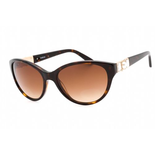 Women's Sunglasses - Tortoise Full Rim Oval Fixed Nose Pads Frame / BB7187 210 - Bebe - Modalova