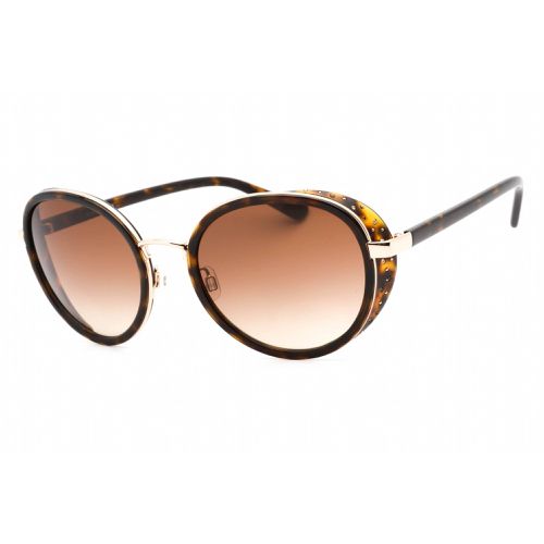 Women's Sunglasses - Tortoise Full Rim Round Adjustable Nose Pads / BB7213 214 - Bebe - Modalova