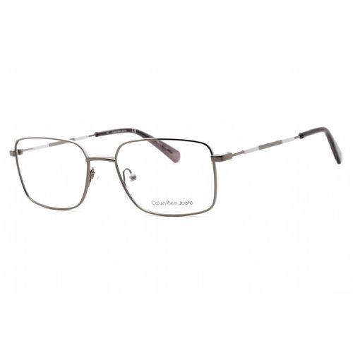 Men's Eyeglasses - Dark Ruthenium/Gray Metal Frame / CKJ21222 017 - Calvin Klein Jeans - Modalova