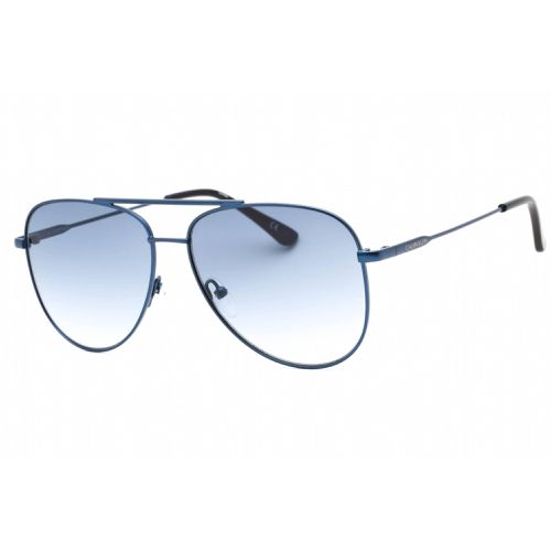 Women's Sunglasses - Navy Full Rim Avaitor Frame / CK19133S 410 - Calvin Klein Retail - Modalova