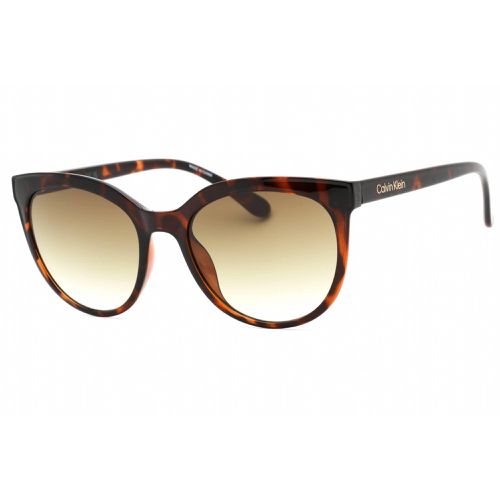 Women's Sunglasses - Shiny Havana Full Rim Frame / CK22552S 240 - Calvin Klein Retail - Modalova