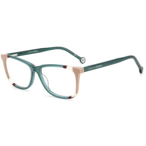 Women's Eyeglasses - Teal Brown Cat Eye Shape Frame / CH 0066 0HBJ - Carolina Herrera - Modalova