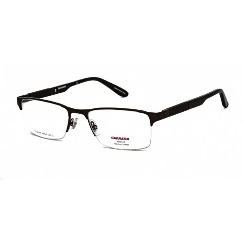 Men's Eyeglasses - Matte Brown Half Rim Rectangular Frame / Ca 8821 0YZ4 00 - Carrera - Modalova