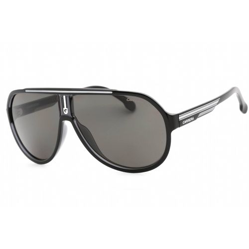 Men's Sunglasses - Black Grey Plastic Aviator Frame / 1057/S 008A M9 - Carrera - Modalova