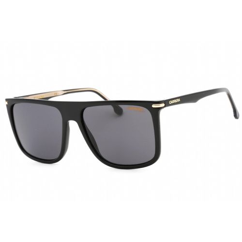Men's Sunglasses - Grey Lens Black Gold Square Frame / 278/S 02M2 IR - Carrera - Modalova