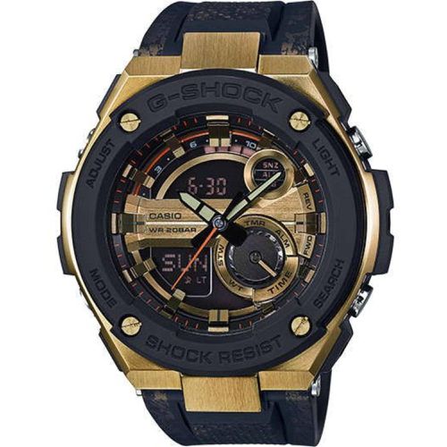 Men's Watch - G-Shock Black and Grey Ana-Digi Dial Resin Strap /GST-S310-1ACR - Casio - Modalova