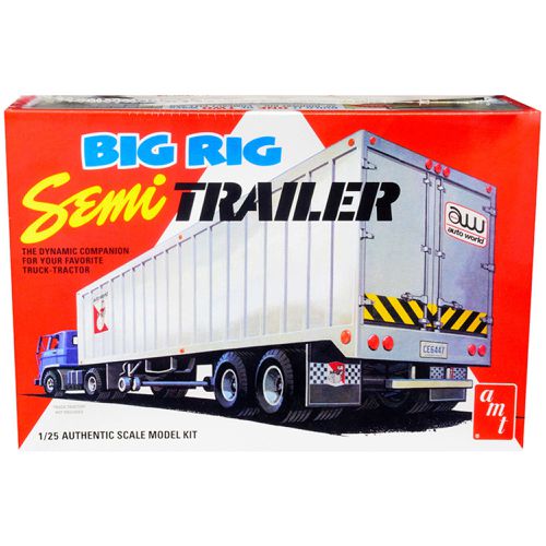 Scale Model Kit - Skill 3 Big Rig Semi Trailer with 2 Pallets 2-in-1 - AMT - Modalova