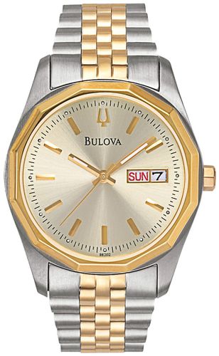 Men's Bracelet Two Tone Watch 98C002 - Bulova - Modalova