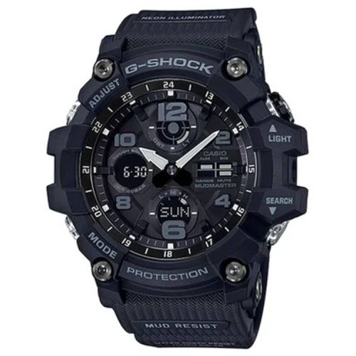 Men's Watch - G-Shock Master of G Mudmaster Black Ana-Digi Dial / GSG100-1A - Casio - Modalova