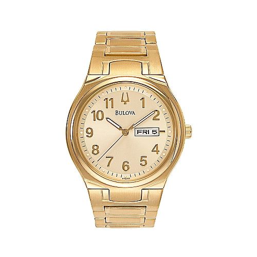 Men's Bracelet Gold Watch 97C000 - Bulova - Modalova