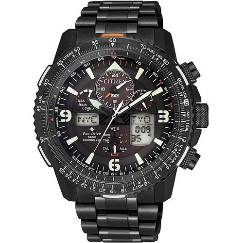 Men's Watch - Promaster Sky Black Analog Digital Dial Bracelet / JY8085-81E - Citizen - Modalova