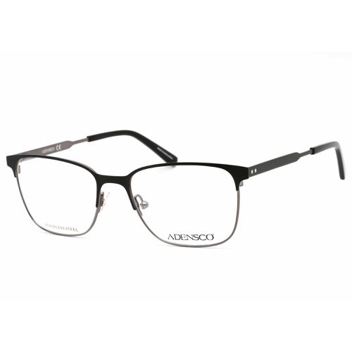 Men's Eyeglasses - Black Ruthenium Metal Square Full Rim / AD 123 0TI7 00 - Adensco - Modalova