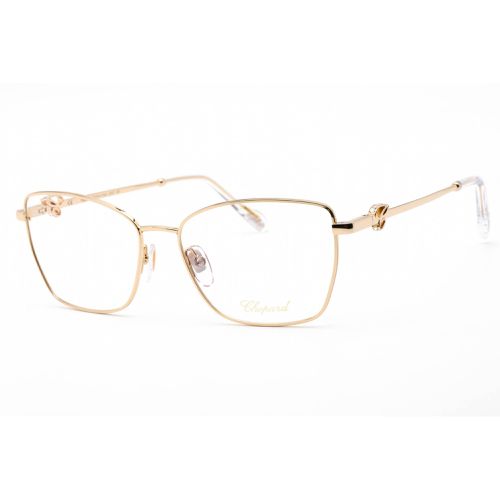 Women's Eyeglasses - Shiny Rose Gold Metal Rectangular Frame / VCHF50S 0300 - Chopard - Modalova
