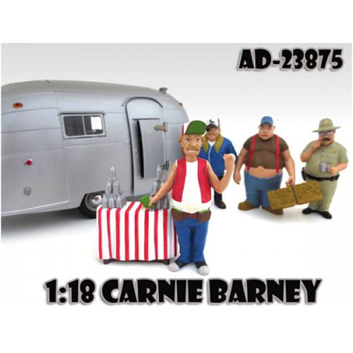 Figure - Carnie Barney Trailer Park For 1:18 Diecast Model Cars - American Diorama - Modalova