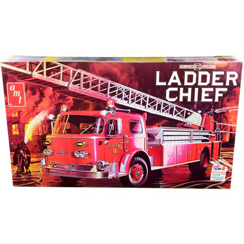 Scale Model Kit - Skill 3 American LaFrance Ladder Chief Fire Truck - AMT - Modalova