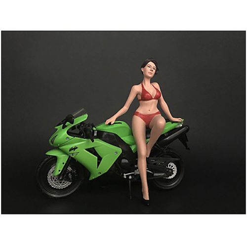 Figurine - Hot Bike Model Elizabeth for 1/12 Scale Model Motorcycles - American Diorama - Modalova