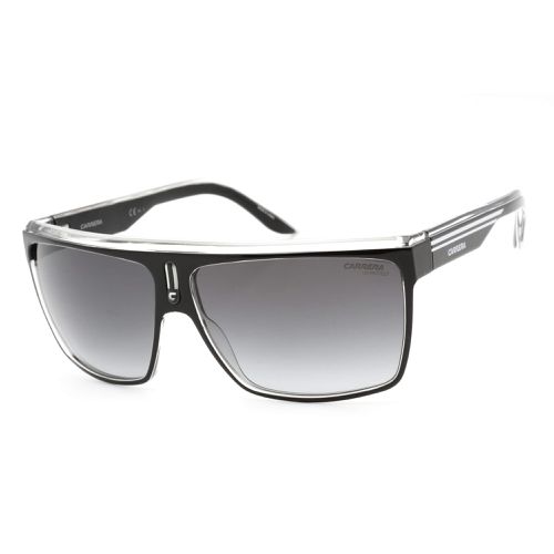 Men's Sunglasses - Black White Frame Grey Shaded Lens / 22/S 080S 9O - Carrera - Modalova