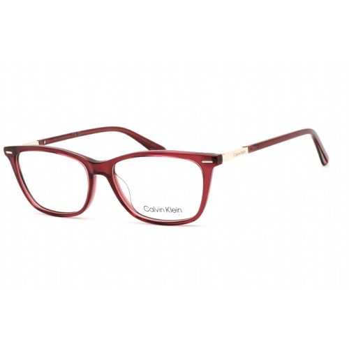 Women's Eyeglasses - Burgundy Plastic Rectangular Frame / CK22506 605 - Calvin Klein - Modalova
