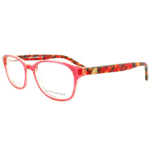 Women's Eyeglasses - Coleen Rose/Red Marble / Coleen-0QZ6-49-17-135 - Banana Republic - Modalova