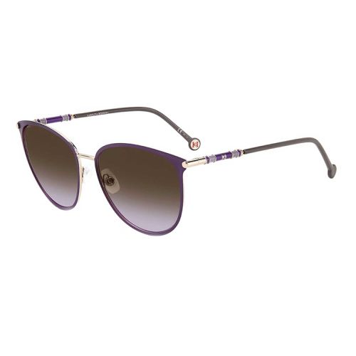 Women's Sunglasses - Violet Metal Butterfly Frame / CH 0029/S 0S9E QR - Carolina Herrera - Modalova