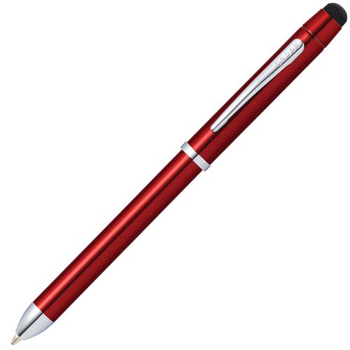 Multifunction Pen - Tech3+ Translucent Red Lacquer Finish Barrel / AT0090-13 - Cross - Modalova