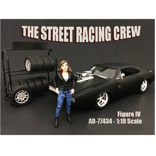 Figure IV - The Street Racing Crew For 1:18 Scale Models, 4 inch - American Diorama - Modalova