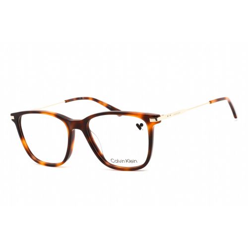 Women's Eyeglasses - Square Soft Tortoise Plastic Frame / CK19711 240 - Calvin Klein - Modalova